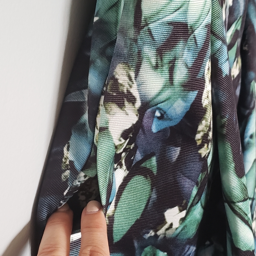 Mcginn Zip Front Fit & Flare Abstract Print Dress - image 4